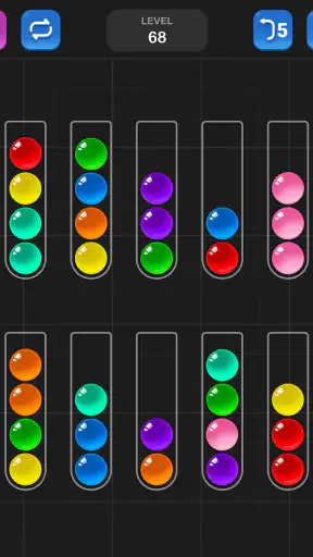 Kugel Sortierpuzzle, Farbspiel screenshot 11