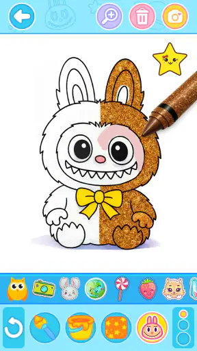 Labubu Coloring Games for Kids screenshot 10