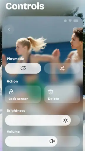 Lark Video speler screenshot