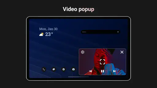 Lark Video speler screenshot