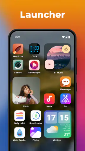 Launcher and Themes screenshot