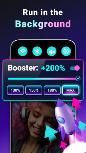 Lautstärke Bass-Booster Max screenshot
