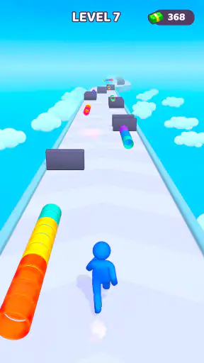 Layer Man 3D: Laufen & Sammeln screenshot