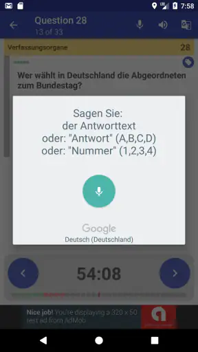 Leben In Deutschland Test screenshot