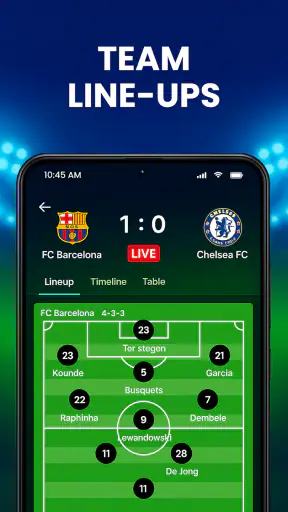 Live Fußball Ergebnisse screenshot