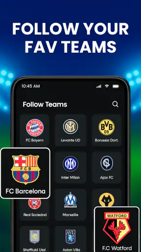 Live Fußball Ergebnisse screenshot