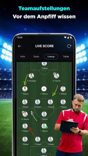 Live Score - Fußballergebnisse screenshot 12