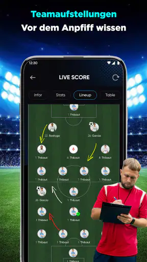 Live Score - Fußballergebnisse screenshot 4