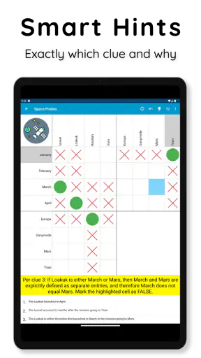 Logic Grid Puzzles: Brain Game screenshot 10