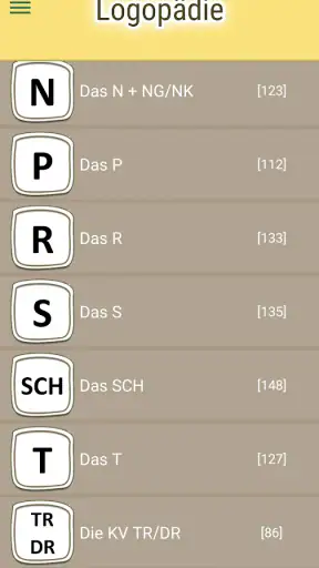 Logopädie App : Übungen  [PMQ] screenshot