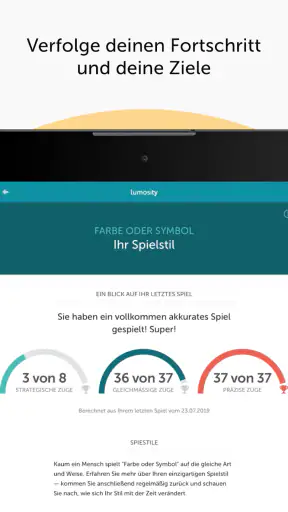 Lumosity: Gehirnspiele screenshot 12