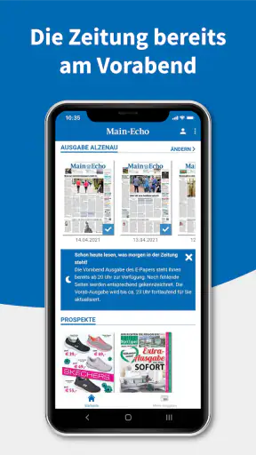 Main-Echo E-PAPER screenshot