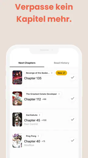 MangaTime - Manga Tracker screenshot