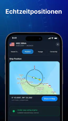 MarineRadar: Schiffsverfolgung screenshot