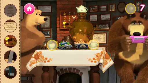 Masha and the Bear Mini Spiele screenshot
