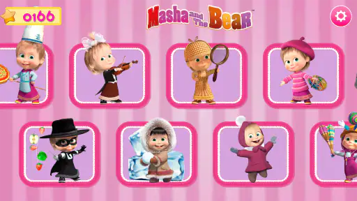 Masha and the Bear Mini Spiele screenshot 9