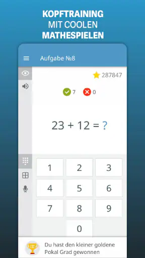 Mathe: Kopfrechnen Trainieren screenshot