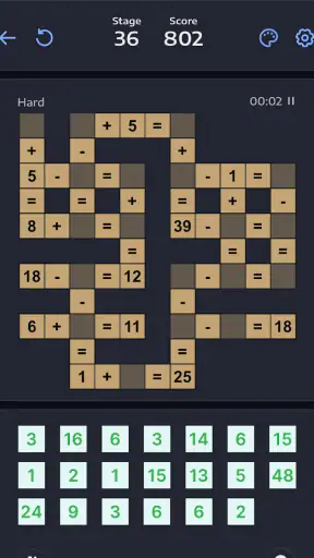 Mathematik-Puzzles - Crossmath screenshot 11