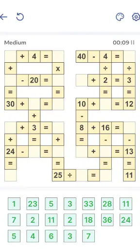 Mathematik-Puzzles - Crossmath screenshot 12