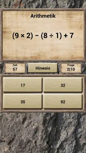 Mathematik - Quiz-spiel screenshot