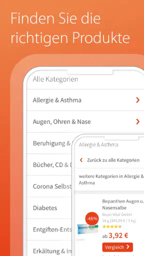 medizinfuchs - Preisvergleich screenshot