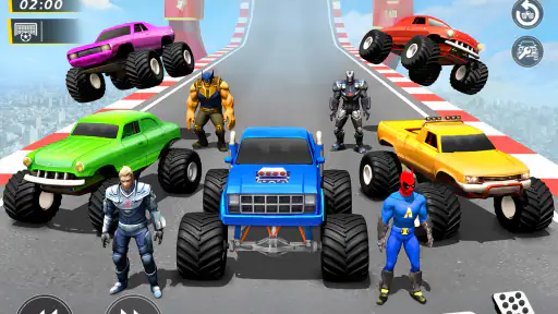 Mega Ramp Monster Truck Stunts screenshot 11