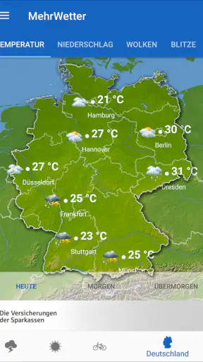 MehrWetter screenshot
