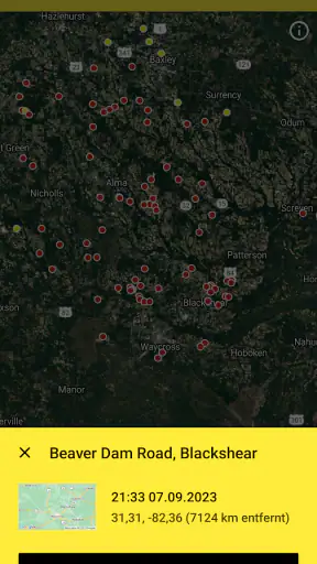 Mein Blitz-Tracker screenshot