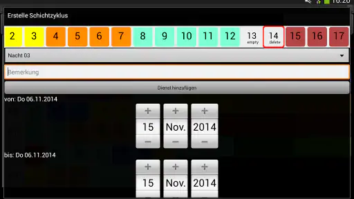 Mein Dienstplan screenshot 12