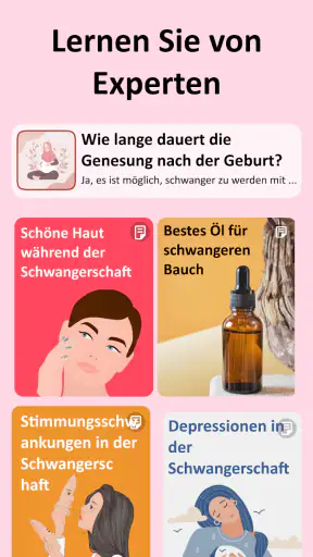 Mein schwangerschafts app screenshot