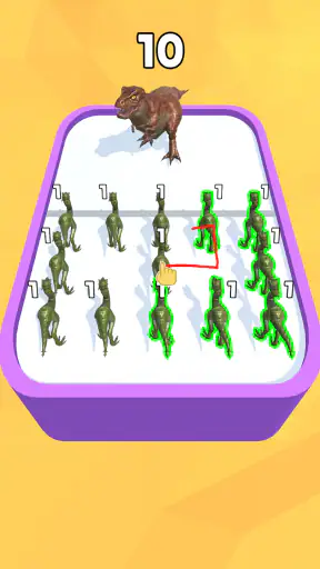 Merge Master: Dino Spiele screenshot