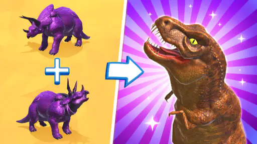 Merge Master: Dino Spiele screenshot