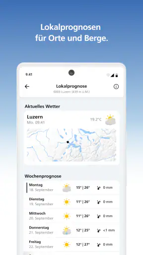 MeteoSwiss screenshot