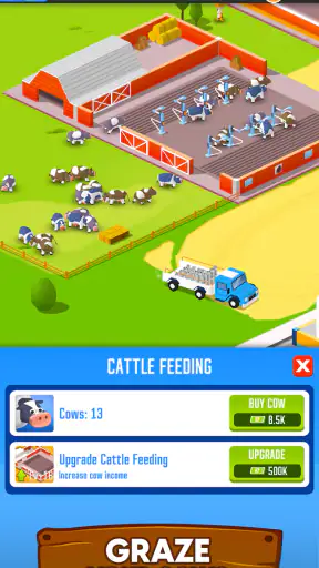 Milk Farm Tycoon screenshot