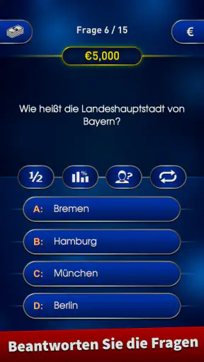 Millionär Trivia 2026 Quiz screenshot