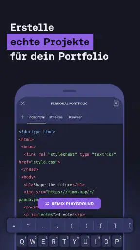 Mimo: Programmieren Lernen screenshot