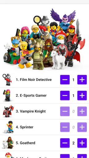 Minifig Scan screenshot