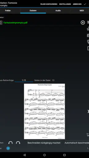 MobileSheets screenshot