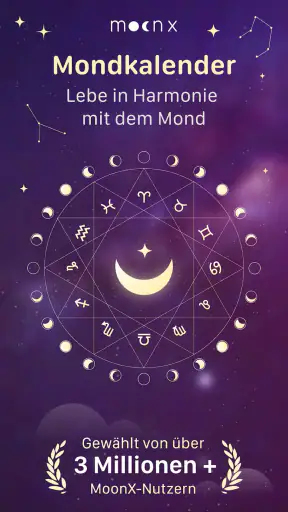 Mondphasenkalender - MoonX screenshot