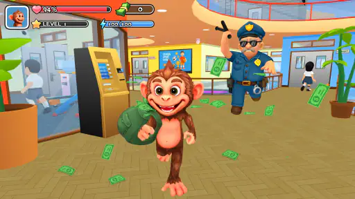 Monkey Student: School Prank screenshot 10
