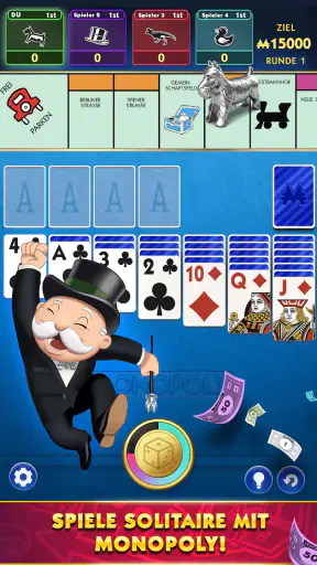 MONOPOLY Solitaire Kartenspiel screenshot