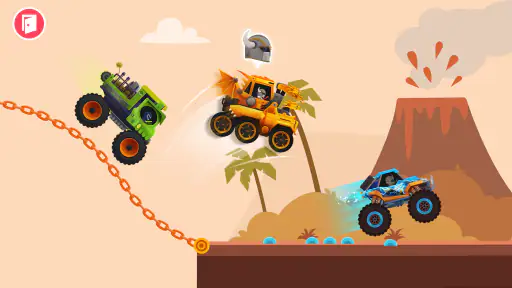 Monstertruck-Rennen für Kinder screenshot