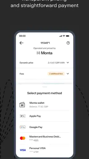 Monta Charge screenshot