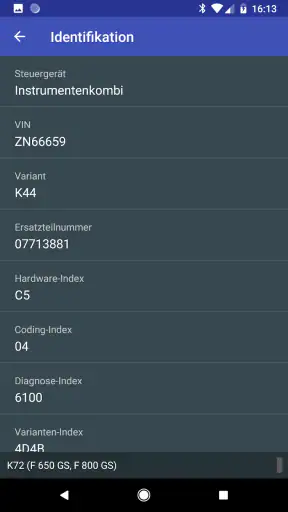 MotoScan für BMW Motorrad screenshot