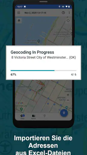 Multi-Stop-Routenplaner screenshot
