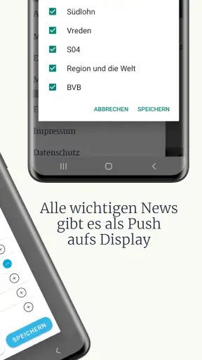 Münsterland Zeitung screenshot