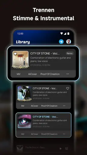 MusicLab: KI Song & Musikvideo screenshot
