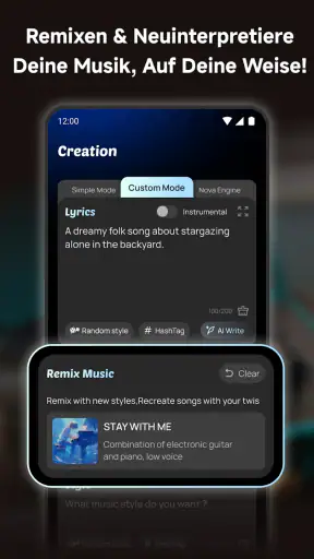 MusicLab: KI Song & Musikvideo screenshot