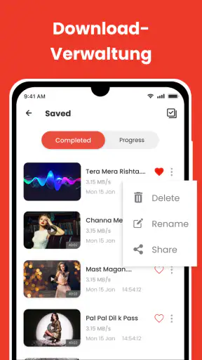 Musik video Downloader - Vidow screenshot