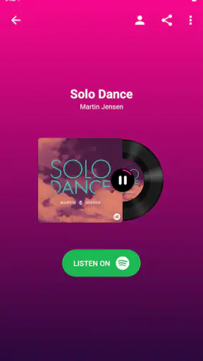 Musikerkennung screenshot